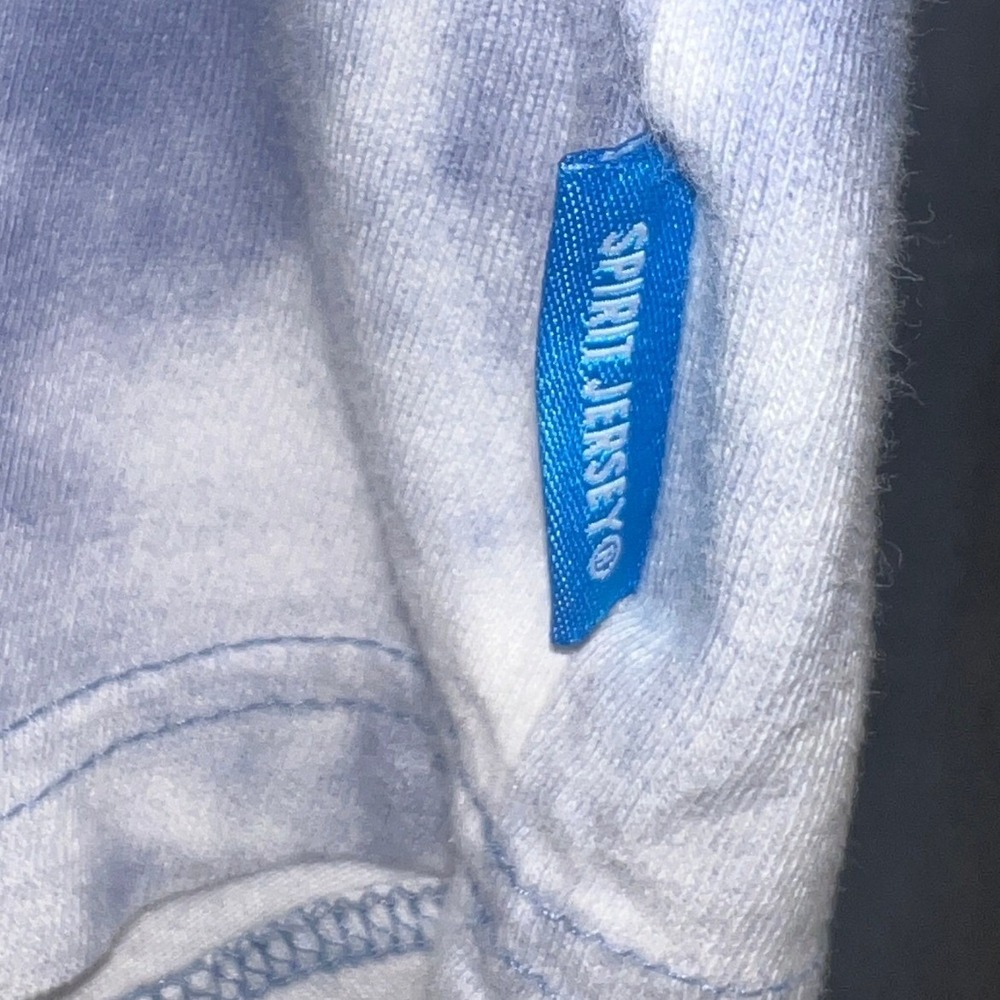 Disney World Spirit Jersey Stitch Tie Dye Blue White XXL Experiment 626 Long Slv - Picture 8 of 9